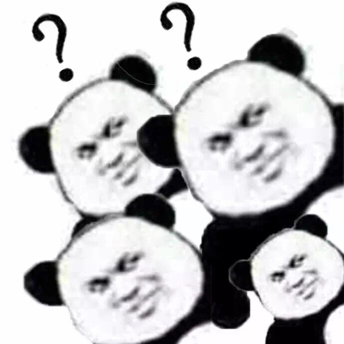 四个熊猫