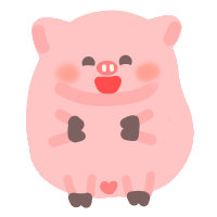 猪猪笑呵呵表情包 