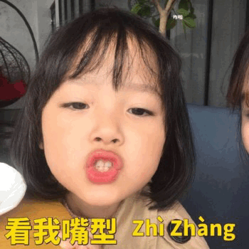 看我嘴型 zhizhang（智障）