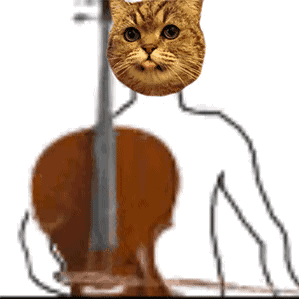 猫咪拉大提琴 