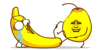 黄梨使劲踩黄香蕉 