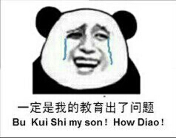 一定是我的教育出了问题 Bu Kui Shi my son! How Diao 不愧是我儿子好屌