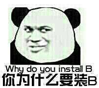 你为什么要装逼_ why do you install B_