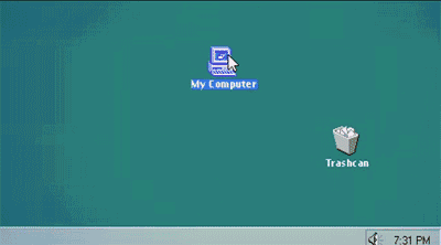 电脑消失了