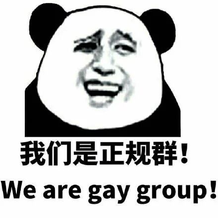 我们是正规群！We are gay group