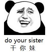 do your sister（干你妹）