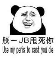 朕一JB甩死你（use my penis to cast you die）