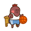 小幺鸡打篮球
