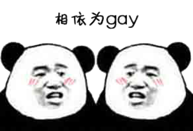 相信为gay（熊猫人）