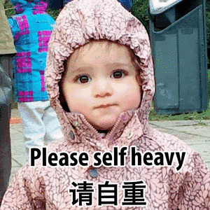 Please self heavy 请自重
