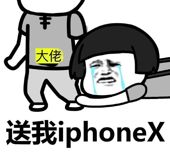 大佬，送我 iphoneX