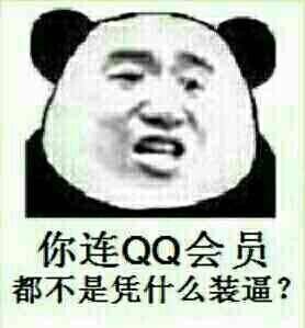 你连QQ会员都不是凭什么装逼？