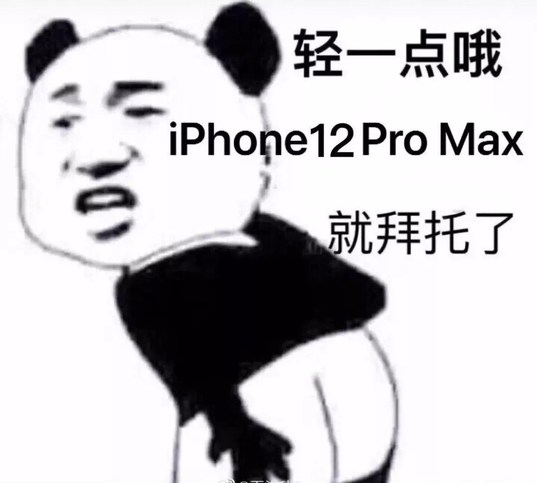 轻一点哦iPhone12 Pro Max 就拜托了 - 近期热门斗图表情包精选-2020-10-18