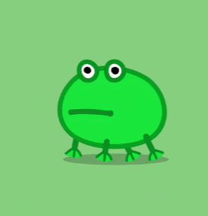 一组绿皮青蛙表情包图片